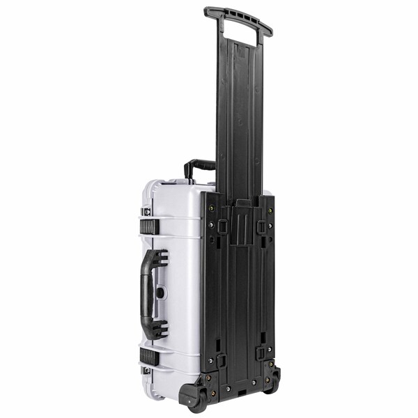 Eylar 22in Carry-On Travel Roller Gear Hard Case Waterproof w/ Foam White - SA00034-WHI