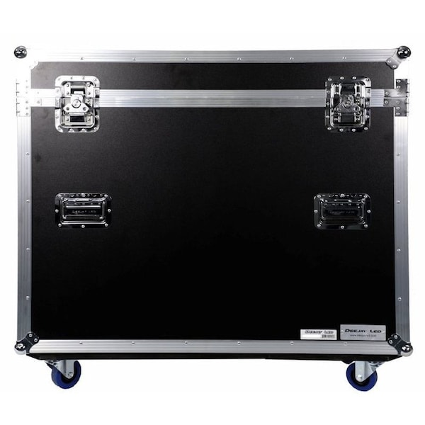 Deejay Led Fly Drive Case For Yamaha CL5 64CH Digital Mixing Console w/Wheels BLACK Color - TBHYAMCL5DHW
