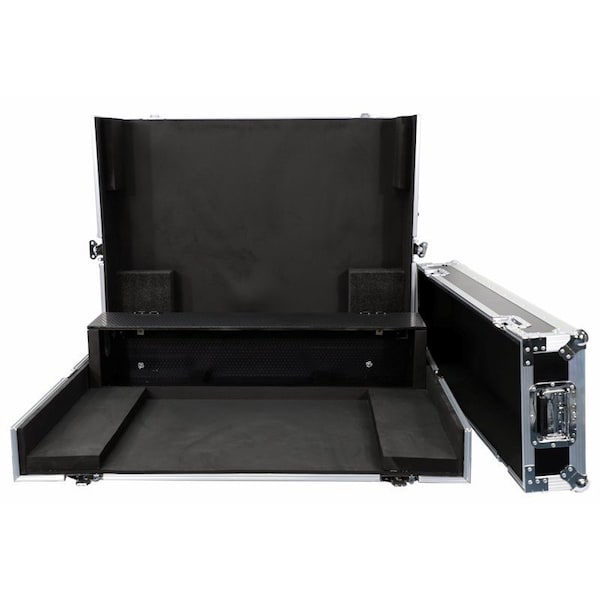 Deejay Led Fly Drive Case For Yamaha CL5 64CH Digital Mixing Console w/Wheels BLACK Color - TBHYAMCL5DHW