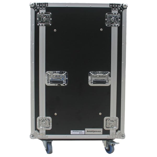 Antakipro Fly Drive Shock Mount Case For 19-in Width DJ Amplifier or Similarly Sized Equipment w/Wheels - AP-20SM21W