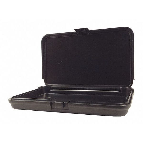 Platt Black Blow-Molded Case, 10-1/4"L x 6-1/4"W x 1-1/2"D - 210