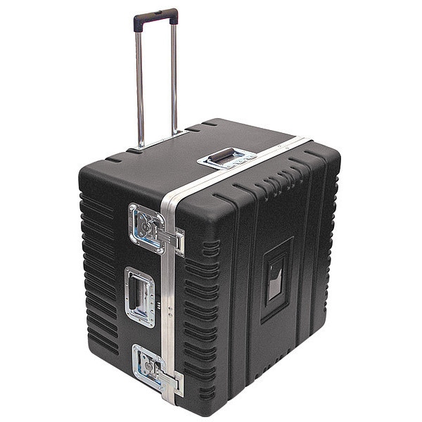 Platt Black Rolling Case, 25-1/4"L x 24-3/4"W x 19"D - 242416AH