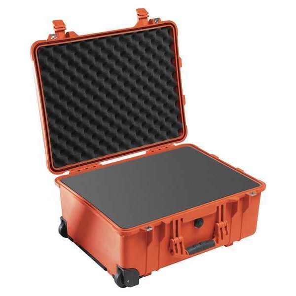 Pelican Orange Protective Case, 22.07"L x 17.92"W x 10.42"D - 1560-000-150