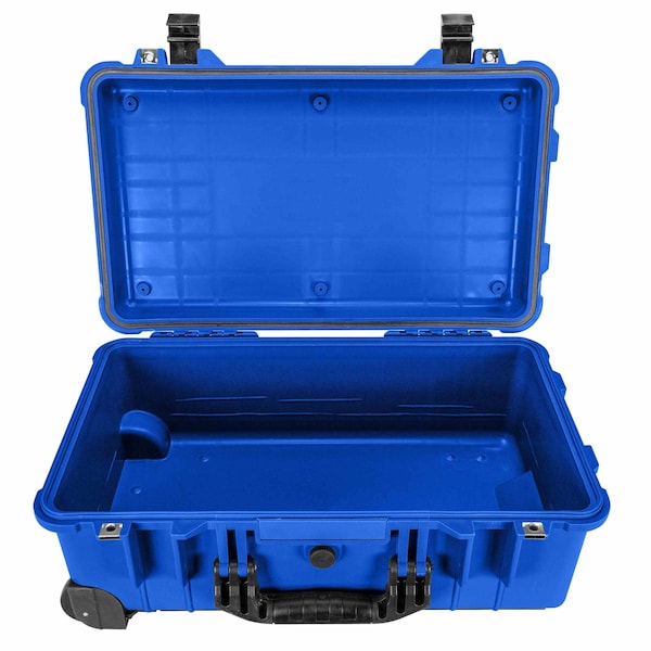 Eylar 22in Carry-On Travel Roller Gear Hard Case Waterproof w/ Foam Blue - SA00034-BLU