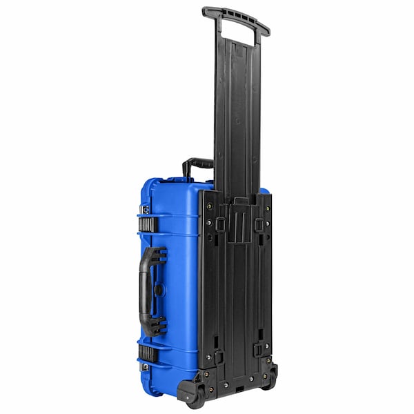 Eylar 22in Carry-On Travel Roller Gear Hard Case Waterproof w/ Foam Blue - SA00034-BLU