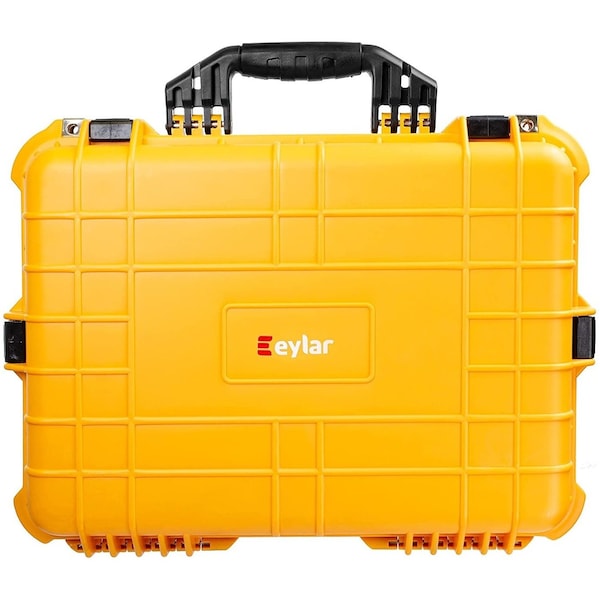 Eylar Medium 20in Gear Hard Case Waterproof w/ Foam Yellow - SA00002-YLW