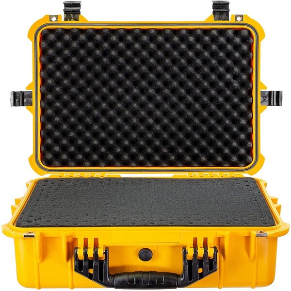 Eylar Medium 20in Gear Hard Case Waterproof w/ Foam Yellow - SA00002-YLW
