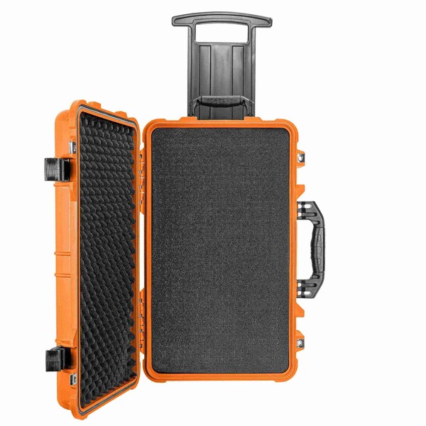 Eylar 22in Carry-On Travel Roller Gear Hard Case Waterproof w/ Foam Orange - SA00034-ORG
