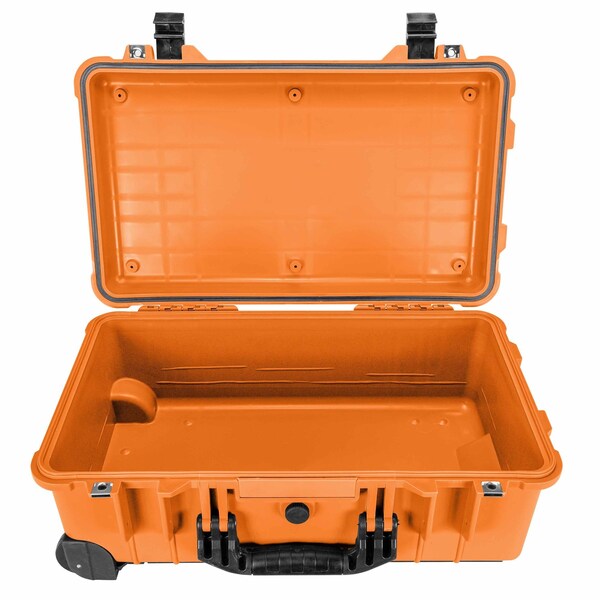 Eylar 22in Carry-On Travel Roller Gear Hard Case Waterproof w/ Foam Orange - SA00034-ORG