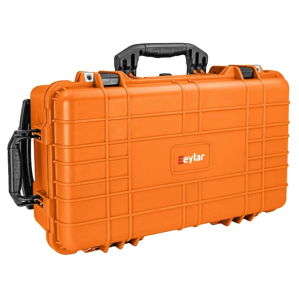 Eylar 22in Carry-On Travel Roller Gear Hard Case Waterproof w/ Foam Orange - SA00034-ORG