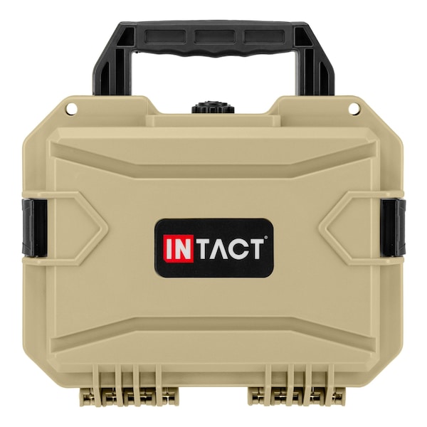 Eylar Intact 11.8in Stacker Series Compact Hard Gear Case with Foam Tan - NG00010-TAN