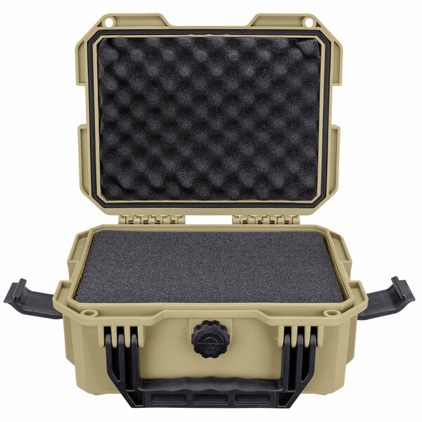 Eylar Intact 11.8in Stacker Series Compact Hard Gear Case with Foam Tan - NG00010-TAN