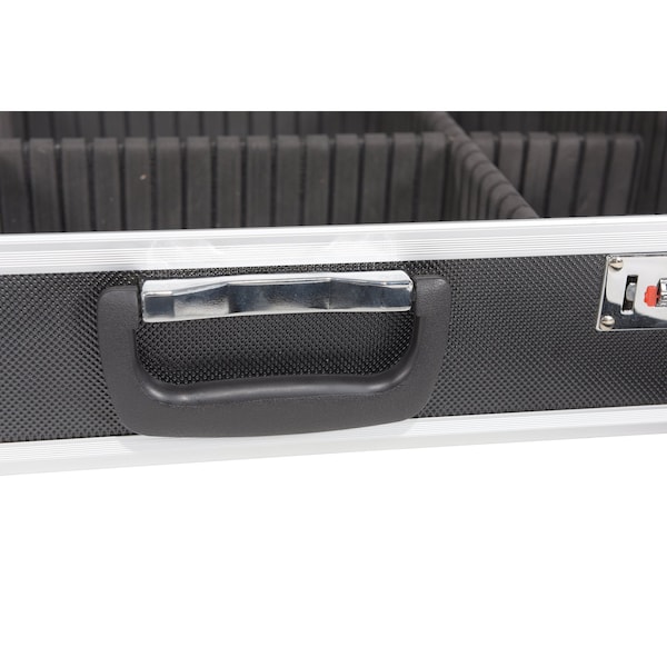 Vestil ALUMINUM STORAGE CASE W/ COMBO LOCK, 14 X 18 X 6 - CASE-1814-CL-BK