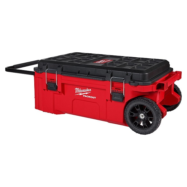 Milwaukee Tool PACKOUT Tool Chest and Tote, Black/Red, Polymer - 48-22-8428,48-22-8320
