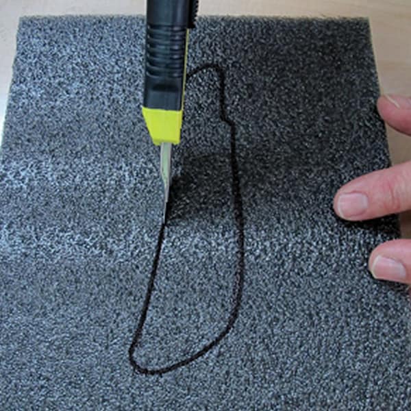 Fastcap Black Kaizen Foam 24 in. x 48 in. x 20 mm - FC.KF20.2X4.BL