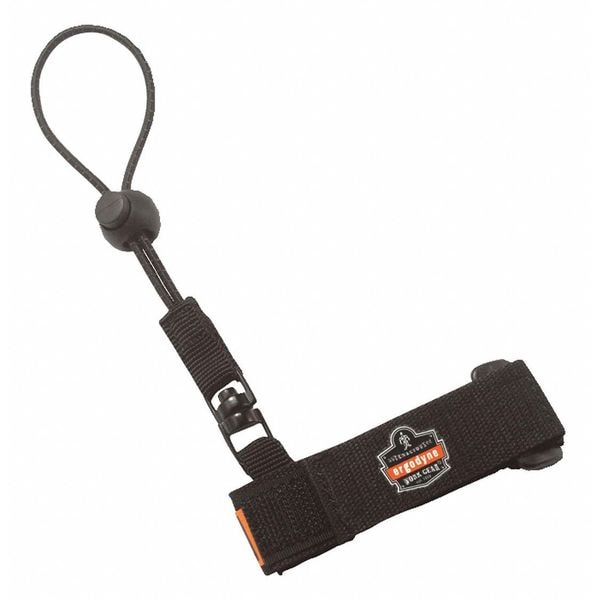 Ergodyne Tool Lanyard, Black, 7-1/2 In. L, 2 lb. - 3115