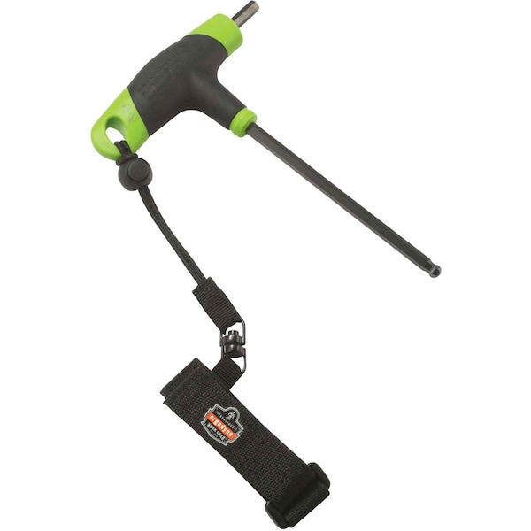 Ergodyne Tool Lanyard, Black, 7-1/2 In. L, 2 lb. - 3115
