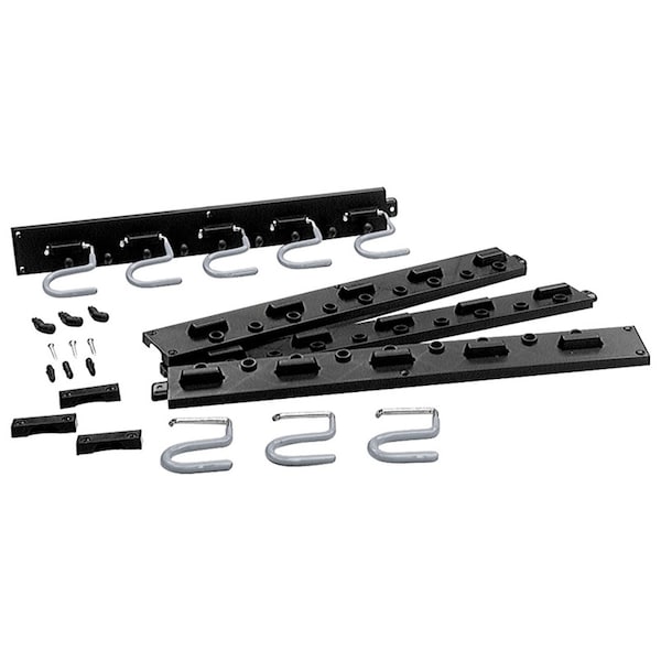 Crawford Crawford Black Plastic Rack 12 lb. cap. 1 pk - SR64