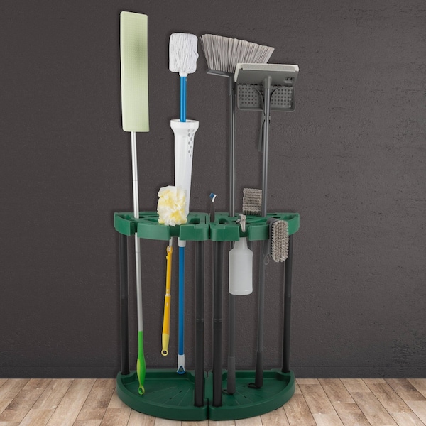 Stalwart Tool Organizer 2-Pack - Corner Rack for 48 Yard Tools - Easy Assembly Garage Storage by, 2PK - 75-TS2008