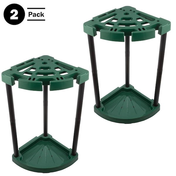 Stalwart Tool Organizer 2-Pack - Corner Rack for 48 Yard Tools - Easy Assembly Garage Storage by, 2PK - 75-TS2008