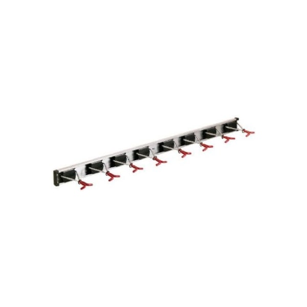 Crawford Products 36Rail Wall Rack8Hook - 36360-6