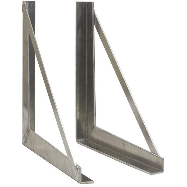 Buyers Products 24x24 Inch Welded Aluminum Truck Tool Box Brackets - 1701040