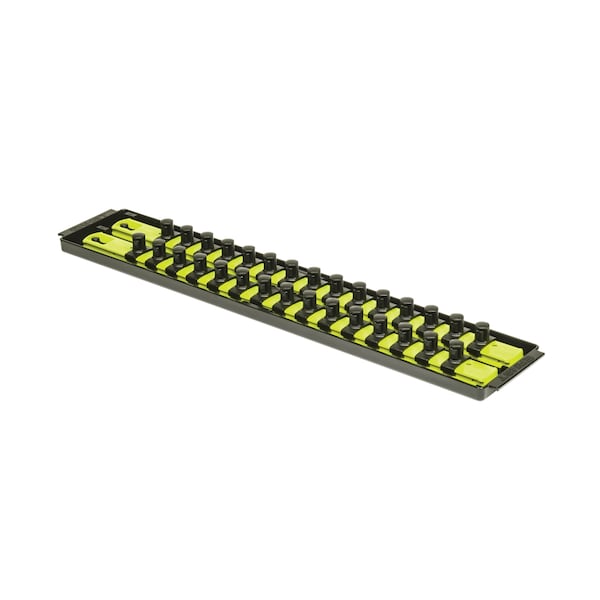 Ernst Manufacturing 18 in. 2 Rail 1/2 in. Drive HI-VIZ Socket Boss - 8463HV
