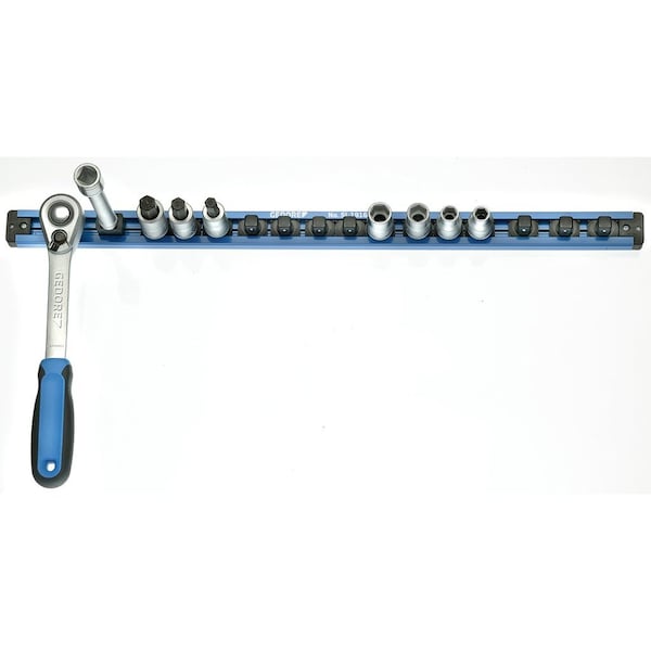 Gedore Tool Holding Rail, 1/2", Magnetic, 580mm - SL 1916