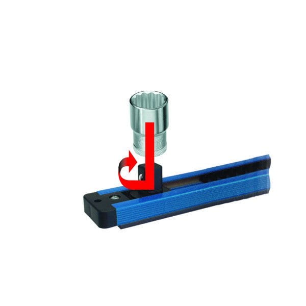 Gedore Tool Holding Rail, 1/2", Magnetic, 580mm - SL 1916