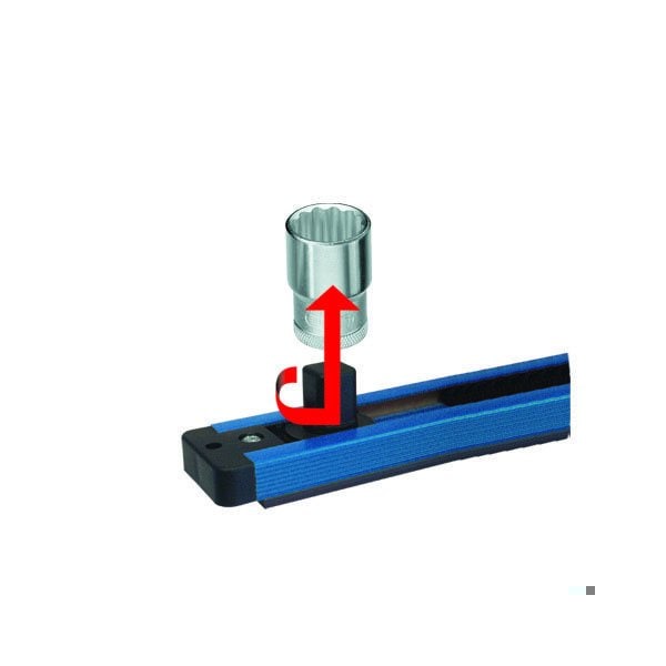 Gedore Tool Holding Rail, 1/2", Magnetic, 580mm - SL 1916