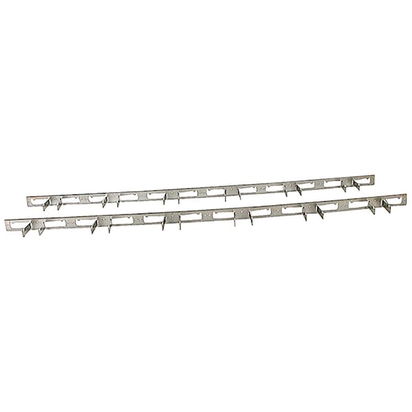 Crawford Crawford Zinc-Plated Silver Steel Hook Rack 1 pk - TH96