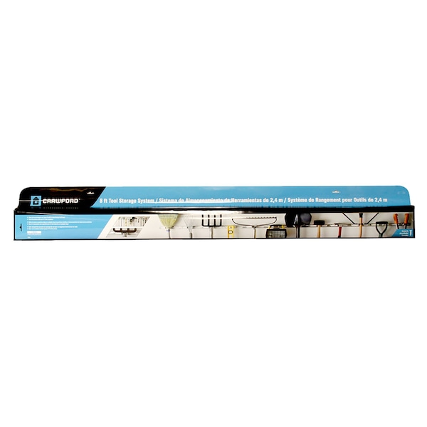 Crawford Crawford Zinc-Plated Silver Steel Hook Rack 1 pk - TH96