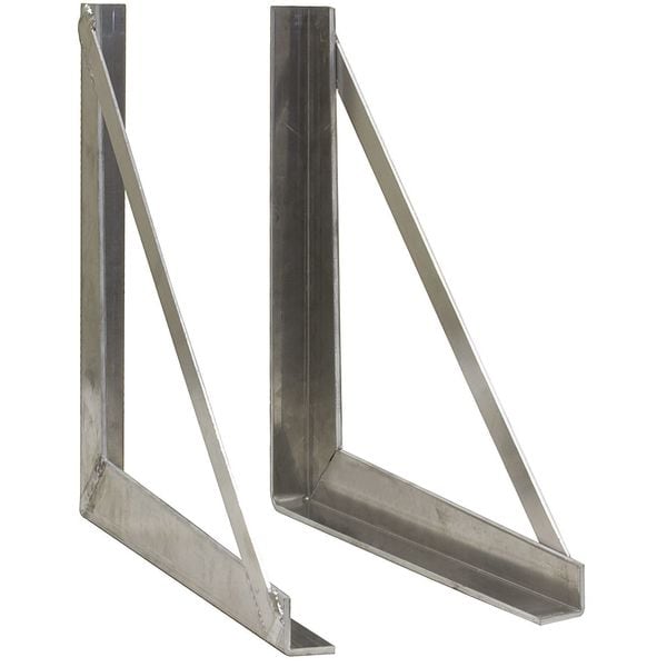 Buyers Products 18x18 Inch Welded Aluminum Truck Tool Box Brackets - 1701030