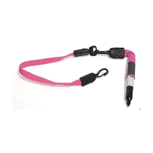Ty-Flot Lanyard for Pen/Pencil, Red, PK100 - BNCLP3PK