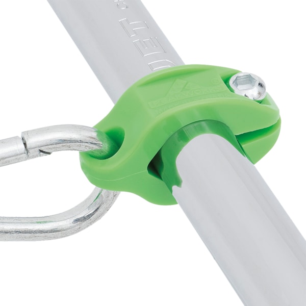 Peakworks Tool Tethering System, 7/8" Round Clamp, HDPE, Green - V8561401