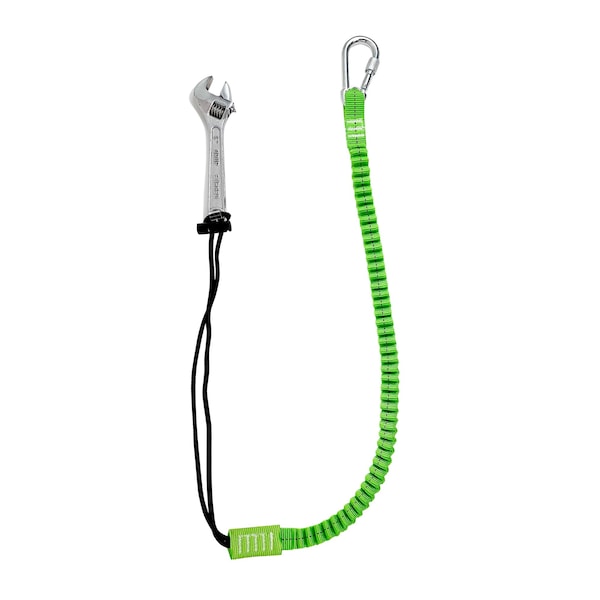 Frontline ToolGrip Elastic Tool Tether 15 lbs with Steel Turn Lock Carabiner - TLS15