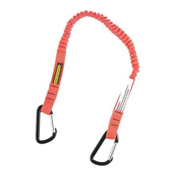 Gear Keeper Tool Lanyard, 43inL, Orange, 15lb, Carabiner - TL1-3011