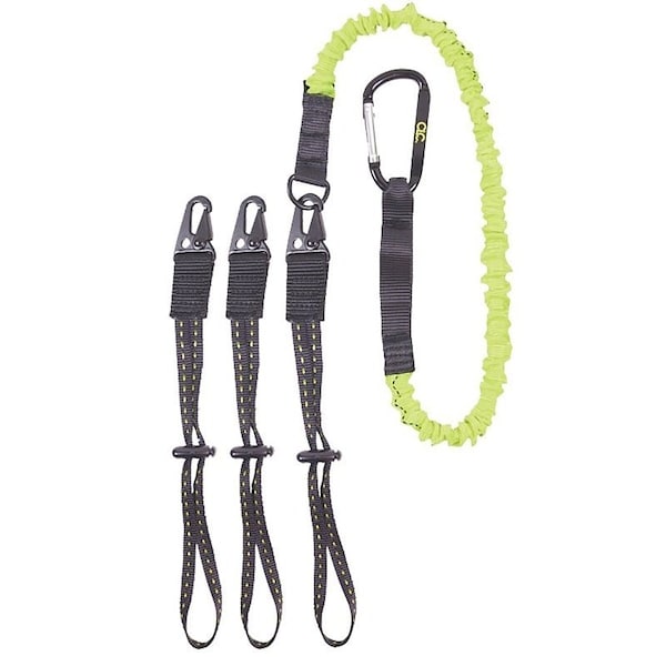 Clc Work Gear GEAR LINK Interchangeable End Tool Lanyard, 41 to 56 in L, 6 lb Working Load, Carabiner End Fitting - 1025