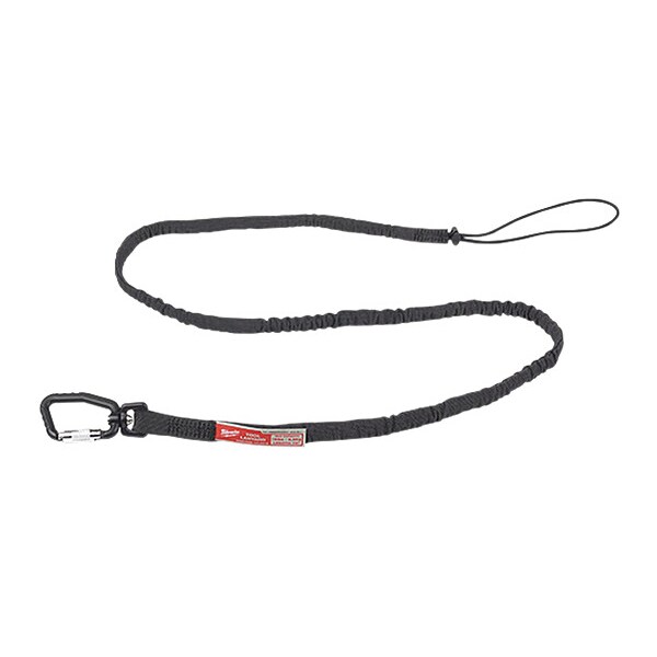 Milwaukee Tool Tool Lanyard, 6 pk, 15 lb., 72" L, Black - 48-22-8817X6