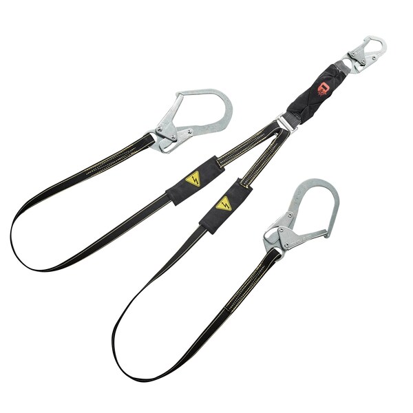 Msa Safety Lanyard, High Heat, 6', 36CL Snaphooks - 10199056