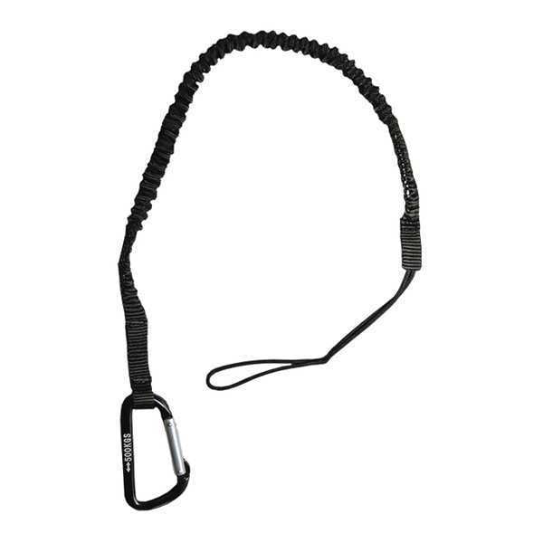 Gear Keeper Tool Lanyard, 44inL, Black, 15lb, Carabiner - TL1-3008-10PK