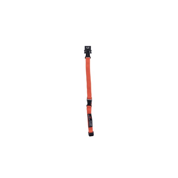 Ty-Flot Patented Hard Hat Lanyard, Orange, PK100 - LNYHRDOR