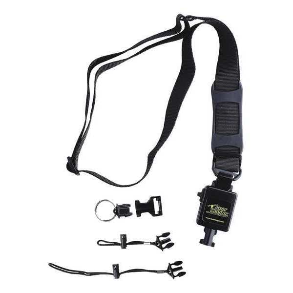 Gear Keeper Shoulder Strap, 42in L, Black, 3/4 lb, Nylon - TL1-1012
