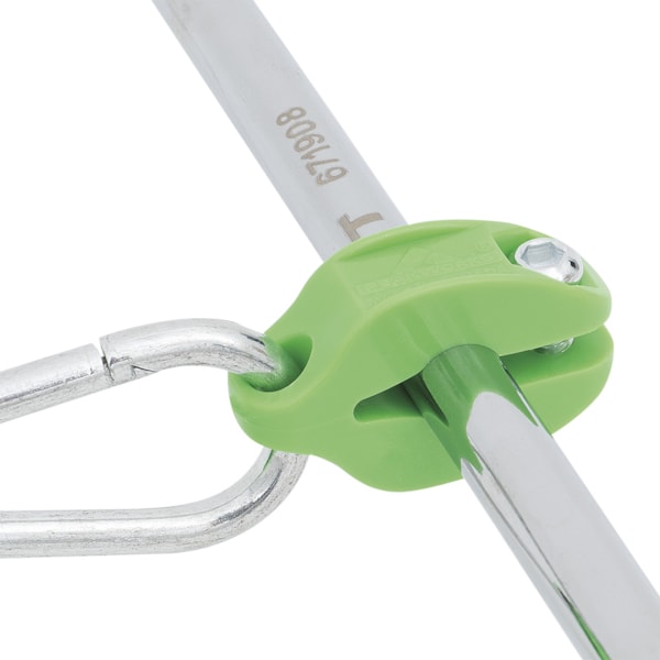 Peakworks Tool Tethering System, 1/2" Round Clamp, HDPE, Green - V8561101
