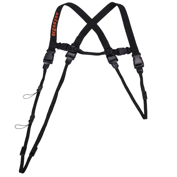 Ergodyne Barcode Scanner Lanyard Harness, Black, Size XL - 3132XL