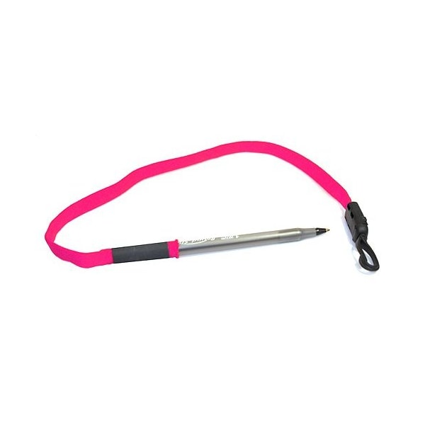 Ty-Flot Lanyard for Pen/Pencil, Pink, PK100 - BNCLP1PK