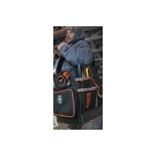 Klein Tools Tool Bag, Tradesman Pro Tool Tote, 40 Pockets, 10-Inch - 5541610-14