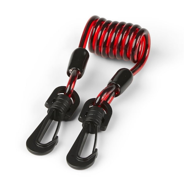 Gripps Coil Wrist Tether Single-Action, Non-Conductive 5.5lbs, 10PK - H01062-10