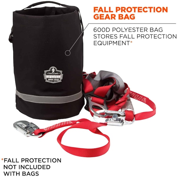 Ergodyne Bucket Bag, Black, 600 Denier Polyester, 0 Pockets - GB5130