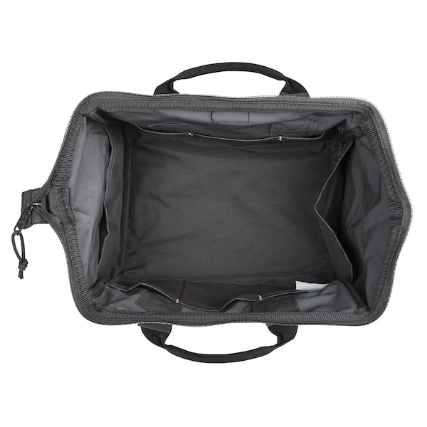 Custom Leathercraft CLC 8.5 in. W X 8 in. H Polyester Tool Bag 14 pocket Black/Tan 1 pc - 1161